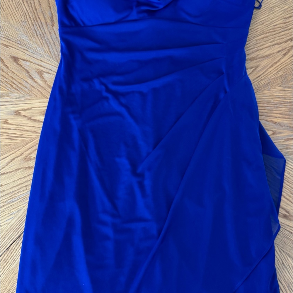 Dress Barn Elegant Royal Blue Date Evening Prom Dress wedding dress size 12